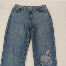 Levis 721 Women's 29 Blue Cotton Blend High Rise Skinny Denim Jeans (28×32) image 7