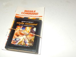 Atari - Missile Command Game W/INSTRUCTION Booklet - Tested Good - L252A - £11.57 GBP