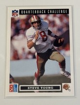 1991 Domino&#39;s Quarterbacks Steve Young San Francisco 49ers HOF Football Card #26 - £0.77 GBP