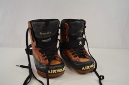 Airwalk Freeride Leather Lace Up Snowboard Boots Womens 6 Vtg - £22.75 GBP