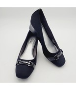 Lifestride Womens Black Gazette Square Toe Wedge Heel Shoes Size 8 M - €25,86 EUR