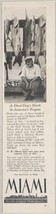 1928 Print Ad City Commission of Miami Florida Greatest Resort Huge Fish - £10.40 GBP