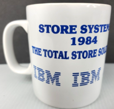 Vintage Rare HTF IBM STORE SOLUTION - Computer Memorabilia Logo Cup Bkt1-#3 - £31.26 GBP