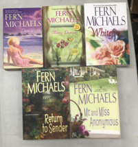 Lot 5 Books [Trade Size] By Fern Michaels Dream Of Me Fancy Dancer Whitefire Mr - £15.81 GBP