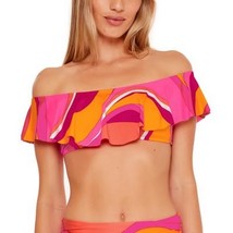 Trina Turk Swim  Vivid Vista Off the Shoulder Bandeau, Size 4 - £23.69 GBP