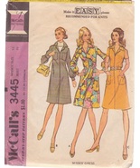 McCALL&#39;S PATTERN 3445 SIZE 14 MISSES&#39; DRESS IN 3 VARIATIONS - £2.35 GBP
