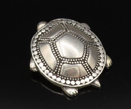 JRI MEXICO 925 Silver - Vintage Dotted Detail Shell Turtle Brooch Pin - BP9992 - £113.35 GBP
