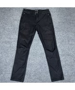 Roark Layover 2.0 Pants Mens 30x29 Black Drawstring Vented Mid Rise Nylo... - £30.26 GBP