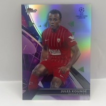 2021-22 Topps Finest UEFA Champions League Jules Kounde #81 Refractor - £1.86 GBP
