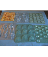 ORIGINAL CHOCOLATE FACTORY OHIO 5 CANDY MOLDS &amp; 1 WILTON PRECIOUS MOMENT... - $9.15 CAD
