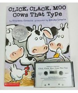 Click, Clack, Moo, Cows That Type Paperback &amp; Audio Cassette By Doreen C... - $8.72