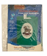 Cross Stitch Needlecraft Kit The Joy Of Christmas 1988 Never Opened Vint... - $196.47 MXN