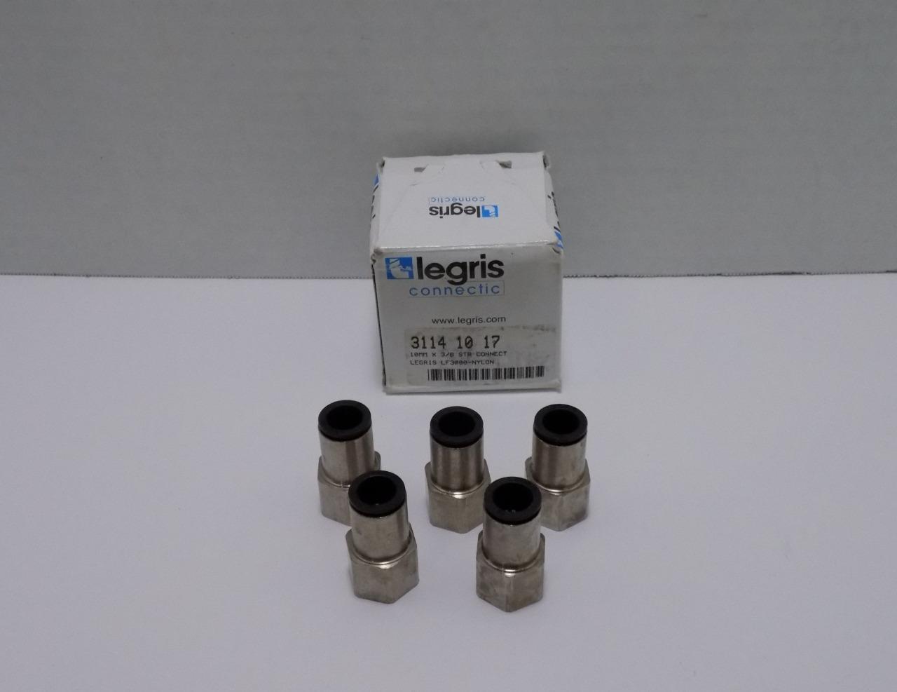 Legris Connectic 3114 10 17 Female Adapter Lot of 5 - $59.39