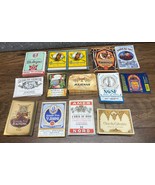 Lot Of Vintage Wine Beer Rum Spirits Labels America Italy International ... - €30,18 EUR