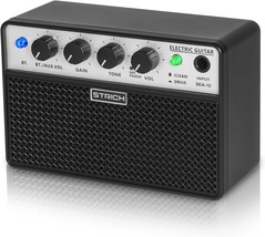 Strich 2 X 5 W Mini Guiatr Amp - Portable, Rechargeable Electric Guitar Practice - £38.20 GBP