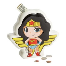 Wonder Woman Coin Money Bank DC Comics Superhero 7.5" High Dolomite Gift image 1