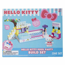 Sanrio Hello Kitty Pool Party Block Building Set &amp; Figure - 114 Pieces -... - £11.63 GBP