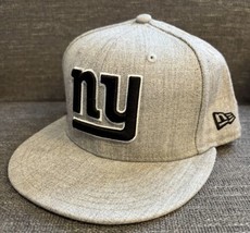 New York Giants Gray New Era 59Fifty Fitted Baseball Football Cap Hat Si... - $10.88