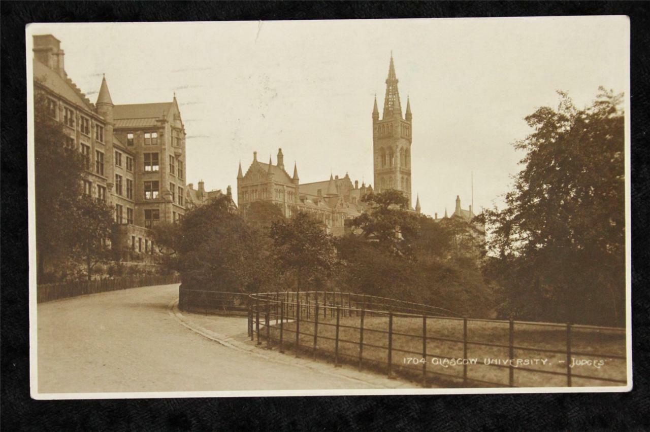 Vintage Real Photo Postcard Picture GLASGOW UNIVERSITY Scotland Judges - $9.66