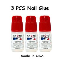 3 PCs ADORO Super Nail Glue Nail Art Clear Adhesive Bond Acrylic Made in... - $5.48