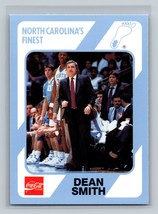 Dean Smith #6 1989 Collegiate Collection North Carolina&#39;s Finest Tar Heels - £1.57 GBP