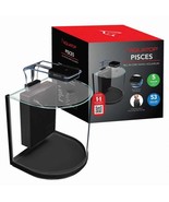 AQUATOP Pisces 5-Gallon Nano Bullet-Shaped Aquarium Kit – 53 GPH Flow wi... - $176.57 CAD