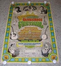 Doc Watson Merle Travis Poster Golden State Country Bluegrass Festival 1974 - $999.99