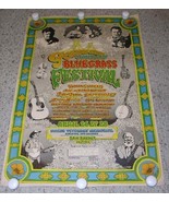 Doc Watson Merle Travis Poster Golden State Country Bluegrass Festival 1974 - £784.72 GBP