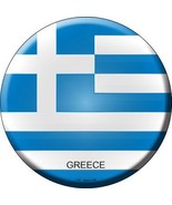 Greece Country Novelty Metal Circular Sign - $37.96 CAD