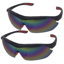 Clear Vision Deluxe Tactical Sunglasses - 2pk - £10.09 GBP