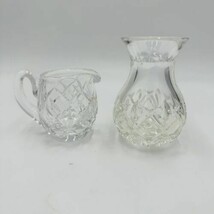 Waterford Crystal Posy Bulb Vase and Mini Pitcher 4in and 3in Set - £31.33 GBP