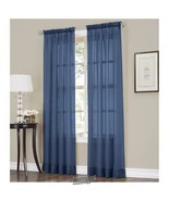 Erica Crushed Voile Panel Pairs Navy 51&quot; W x 63&quot; L - $23.74