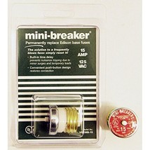 Connecticut Electric VPKMB-15 Circuit Breaker 15A/125VAC~Also Replace Ed... - $11.69