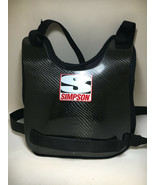SIMPSON Chest Protector Carbon Fiber Safety Equipment Racing Black Large... - $199.99