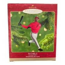 2000 Hallmark At The Ballpark Ken Griffey Jr. Cincinnati Reds Christmas Ornament - £6.32 GBP
