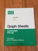 K + E Grafico Tracce Carta Semi-Logarithmic Griglia 2 Cicli X 70 Div 46 4973 - £18.00 GBP