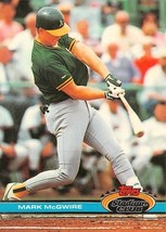 1991 Topps Stadium Club #399 Mark McGwire Oakland Athletics ⚾ - £0.75 GBP