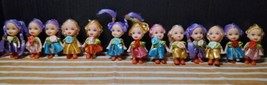 NEW 3&quot; Ddung Cute Asian Fashion Dolls Lot Of 13 keychain, Backpack, Collect - $34.10