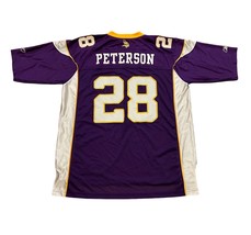 Reebok Minnesota Vikings Adrian Peterson #28 NFL Football Jersey Purple ... - $27.99