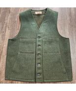 Vintage CC Filson Garment Mackinaw Wool Vest Style 20 Mens Size 40 Fores... - $2,548.48 MXN