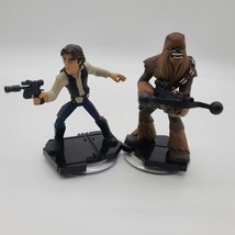 Star Wars Sidekicks - Infinity 3.0 Han Solo Chewbacca Disney Lot of 2 - £7.89 GBP