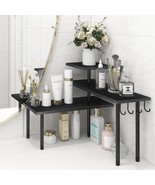 Homode Bathroom Counter Organizer Corner Shelf, Kitchen Countertop, Black - $28.99