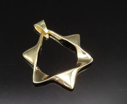 EUROPEAN 14K GOLD - Vintage Open Star Of David Pendant - GP475 - £312.93 GBP