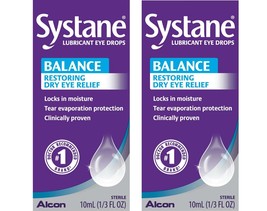 Systane Balance Lubricant Eye Drops, Restorative 0.33 OZ Exp 03/2024 Pac... - $16.33