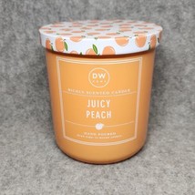 DW Home Juicy Peach 9.1oz Hand Poured 1 Wick Richly Scented Candle 33 Hours. - £13.45 GBP