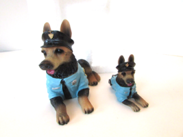 Avery Creations Father &amp; Son Police Dogs Figurines  1993 - £14.95 GBP