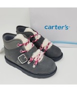 Carter&#39;s Unisex Child Ankle Boots Sz 11 M Martina Casual Winter Shoes Gr... - £14.91 GBP