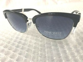 NEW Nine West Womens Blue Black Vintage Sunglasses Fashion Trendy - £11.93 GBP