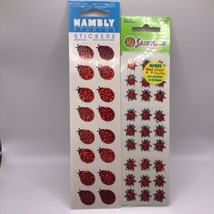 Ladybug Stickers Lot Of 2 Sealed Packs Prism Shimmer Sandylion Scrapbook... - £9.34 GBP