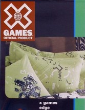 X GAMES MOTOCROSS EDGE TAUPE  PILLOW SHAM BEDDING NEW - £13.49 GBP